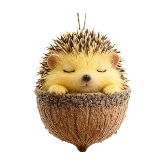 PuSpu Christmas Tree Ornaments 10cm Forest Animals Decoration Christmas Tree Pendant Holiday Gift