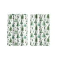 thumbnail image 1 of PuSpu Christmas Window Curtain Set - 2pcs Exquisite Festive Drapery for Home Decor (40x60cm), 1 of 9