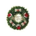 thumbnail image 1 of PuSpu Christmas Wreath 42x42x9cm 1Pcs Multicolor Plastic Golden Ball Pinecone Door Hanging Window Wall Indoor Outdoor Holiday Decor Reusable Festive Atmosphere Decorations, 1 of 6