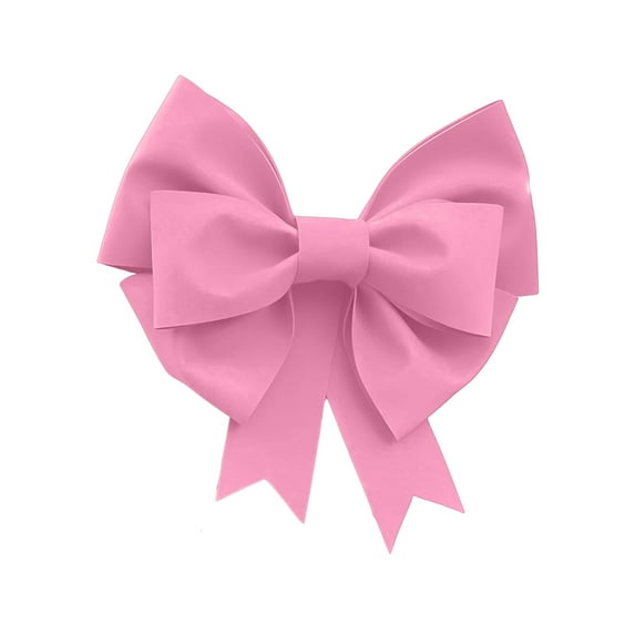 PuSpu DIY Bowknot EVA Kit 35 cm, Multicolor Xmas Décor Set, Reusable Party Prop, Easy-Care Bendable Material, Living-Room Window Store Display