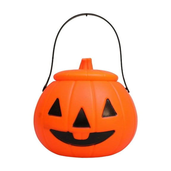 PuSpu Halloween Decor Halloween Lantern Pumpkin Decor Lighted Table Centerpieces Ornaments Spooky Pumpkin Prop Decor Decorative Wedding Candy Bowl Organizer Canisters Halloween Indoor Outdoor Decor