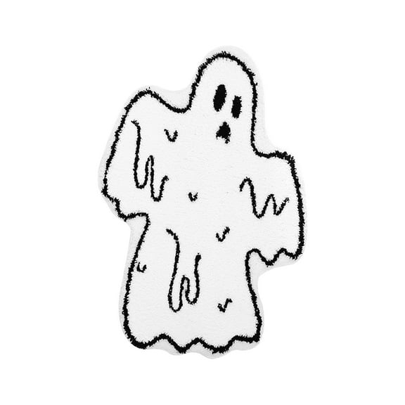 PuSpu Halloween Decoration Halloween Anisotropic Floor Mats Absorbent Bathroom Foot Mats Halloween Indoor Outdoor Decor