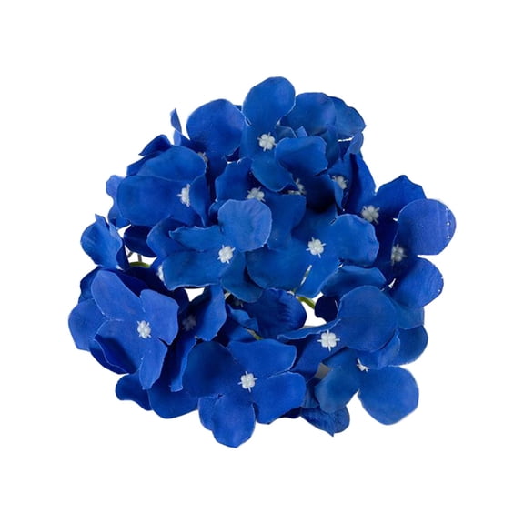 PuSpu Home Decor Blue Artificial Hydrangea Flower Heads Can Be Used For Holiday Wreath Making Flower Wall Decoration Home Decoration And Wedding Display Household Products