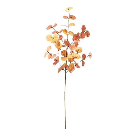 PuSpu Home Decor Fall Eucalyptuss Stems Decoration Artificial Eucalyptuss Branches Faux Fall Plant Decoration Autumns Floral Arrangement Farmhouses Home Table Centerpiece Home Indoor Ornament