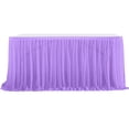 thumbnail image 1 of PuSpu Home Decor White Tulles Table Skirt Recyclable Extra Long Transparent Tablecloth Ruffled Tulles Table Skirt Suitable For Wedding Birthday Banquet Table Decoration Home Indoor Ornament, 1 of 6