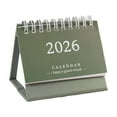 thumbnail image 1 of PuSpu Home Decoration 2026 Mini Calendar Desktop Notebook Decoration Cute Fresh English Version Calendar Holiday Products, 1 of 2
