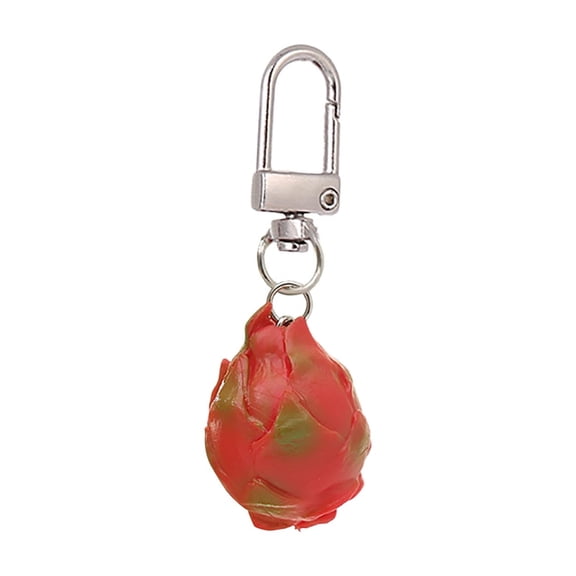 PuSpu Home Decoration Adorable Fruit Pitaya Keychain Designss For Backpack Gifts And Couples Home Ornaments