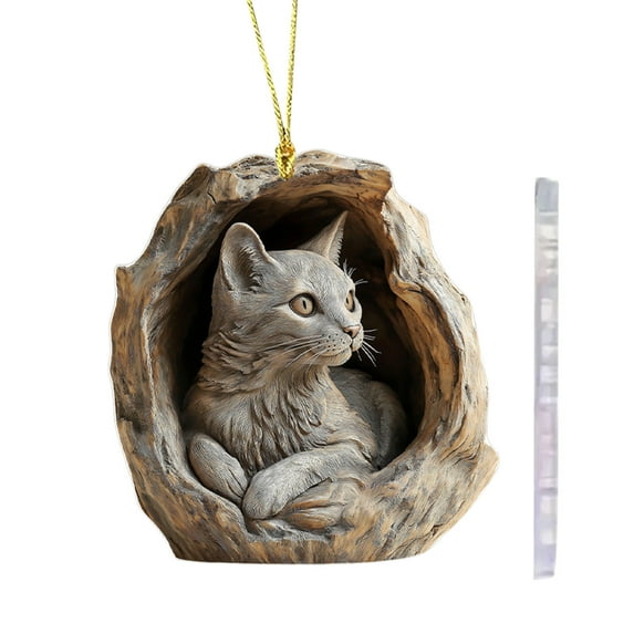 PuSpu Home Decoration Animals Series 2D Acrylic Backpack Car Pendant Decoration Ornament Holiday Products