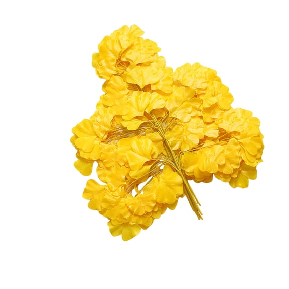 PuSpu Home Decoration Artificial Branch Banyan Leaf Red Maple Leaf Indoor Fake Tree Ginkgo Leaf Plastic Branch Engineering Green Plant Branch Wholesale Home Indoor Ornament