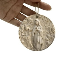 PuSpu Home Decoration Christmas Holiday Ambiance Nativity Decorative Hanging Decoration 2D Hanging Decoration Holiday Products