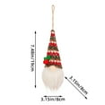 thumbnail image 1 of PuSpu Home Decoration Christmas Light-Up Gnome And Faceless Doll Plushed Tree Ornaments Holiday Products, 1 of 2