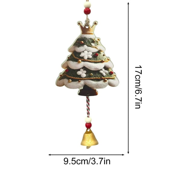 PuSpu Home Decoration Christmas Pendant Wooden Knitted Star Hanging Ornament Lightweight Pendants For Tree Home Party Festival Holiday Products