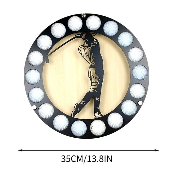 PuSpu Home Decoration Circular Golf Display Stand Iron Iron Home Pendant Golf Handicrafts Home Ornaments