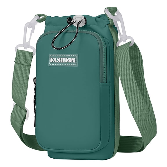 PuSpu Home Decoration Portable Water Bottle Bag for Women – Lightweight Travel Crossbody, Multi-Functional Outdoor Shoulder Sling, 9x9x21 cm