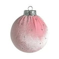thumbnail image 1 of PuSpu Home Decoration Velvet Balls Ornaments 1pc 2.35-Inch For Christmas Tree Baby Shower Girls First Christmas Decorations Birthday Party Holiday Products, 1 of 6