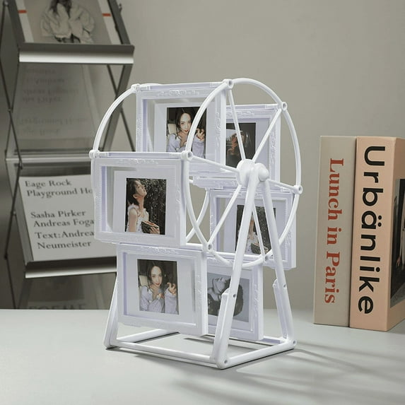 PuSpu Home Decoration Vintage Rotating Ferris Wheel Picture Frame 5-inch Picture Frame Decoration Holiday Products