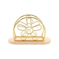 thumbnail image 1 of PuSpu Modern Metal Napkin Rack 15.7x10x6.7 cm Iron 1Pcs Vertical Space-Saving Organizer for Cocktail Dinner Napkins Kitchen Table Countertop Indoor Outdoor, 1 of 6