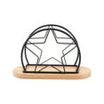 thumbnail image 1 of PuSpu Modern Metal Napkin Rack 15.7x10x6.7 cm Iron 1Pcs Vertical Space-Saving Organizer for Cocktail Dinner Napkins Kitchen Table Countertop Indoor Outdoor, 1 of 6