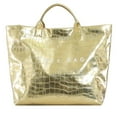 thumbnail image 1 of PuSpu PVC Zipper Tote Bag, Kraft Paper Checkered Pattern Beach Bag Large Hobo Carry All Travel Shopping Handbag Plastic Shoulder Bag, 1 of 6