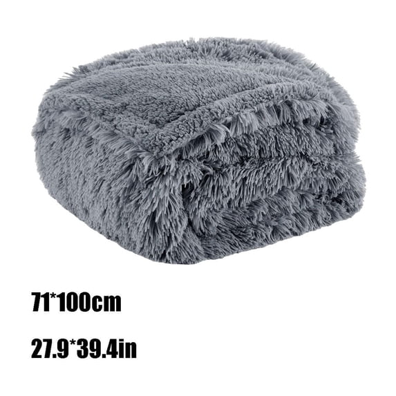 PuSpu Pet Supplies Dog Blanket Long Wool PV Fleece Pet Waterproof Blanket Waterproof Padded Kennel For Dogs