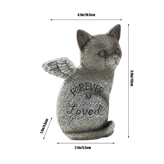 PuSpu Pet Supplies Pet Memorial Tombstone Ornament Home Garden Patio Cats Puppy Memorials