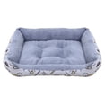 thumbnail image 1 of PuSpu Pet Supplies Rectangular Pet Bed For Cats And Dogs Extra Thick Warm Plushs Cushion Mat Soft Sleeping Pad Indoor Outdoor Use, 1 of 6