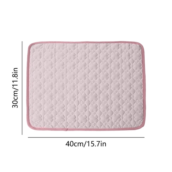 PuSpu Pet Supplies Summer Pet Cool Mat For Dogs Cats Ice Silk Dog Cool Mats Portable Washable Pet Cool Blanket Non Slip And Wear Resistants For Kennel Sofa Bed Floor Pet Mat