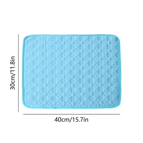 PuSpu Pet Supplies Summer Pet Cool Mat For Dogs Cats Ice Silk Dog Cool Mats Portable Washable Pet Cool Blanket Non Slip And Wear Resistants For Kennel Sofa Bed Floor Pet Mat
