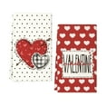 thumbnail image 1 of PuSpu Valentine's Day Decoration 2-pack Happy Valentines's Day Kitchen Towels 23.6x15.8 Inches Drying Cloth Tea Towel Suitable For Cooking And Baking, 1 of 6