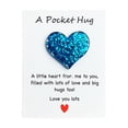 thumbnail image 1 of PuSpu Valentine's Day Decoration English A Pocket Card Motivational Blessings Glitter Heart Holiday Gift, 1 of 6