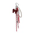 thumbnail image 1 of PuSpu Valentine's Day Decoration Red Bow Miu Bag Accessories Car Keychain, 1 of 6
