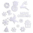 thumbnail image 1 of PuSpu White Pearl Snowflake DIY Christmas Tree Trim Kit, Festive Holiday Décor Craft Supply, 3.9×1.9 in Box, 1 of 6