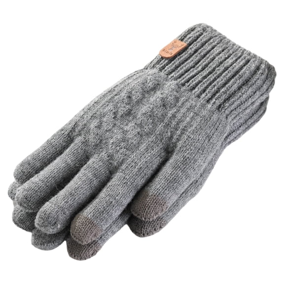 PuSpu Winter Velvet Thickened Warm Gloves Women's Gloves Outdoor Cold Proof Gloves