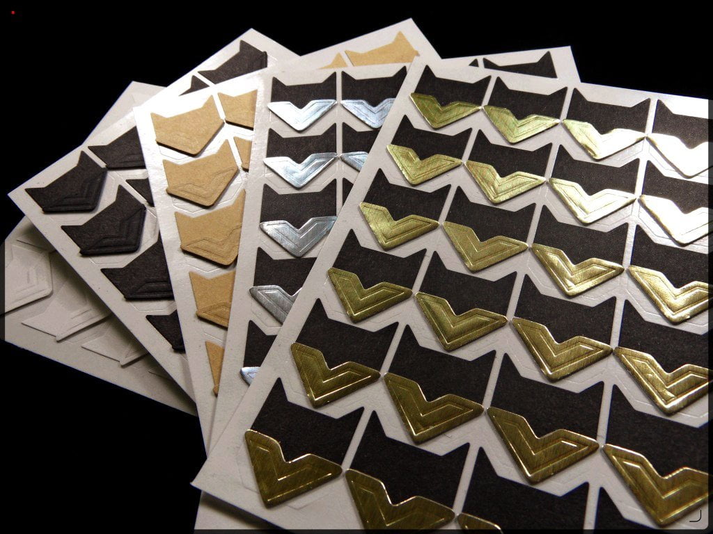 PuTwo Pack of 8 Selfadhesive Photo Corner Sticker DIY Photo Mounting