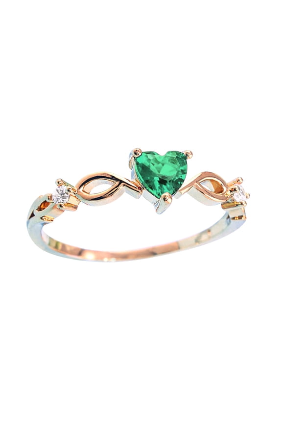 Anillo Con Piedra Circonio Cute Rings Mujer Sortija De Dedo Rings for Women Pack Con forma De Corazón, Mens Rings Set Joyería Simple A La Adjustable Ring Moda Romántico De C