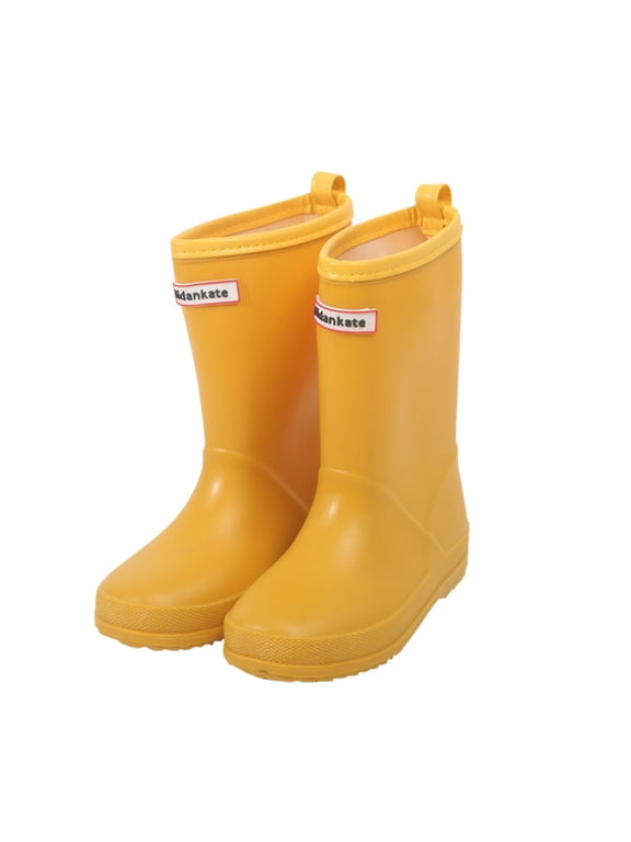 Girls Boys Non Metallic Toddler Boots Kids Rain Boots Child Girls Leopard Boots Shoes Unisex Children Boots