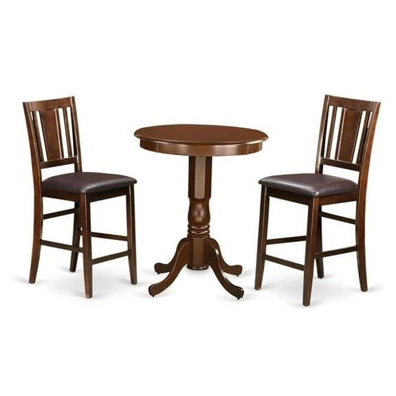 Pub High Table & 2 Kitchen Bar Stool Set, Eden