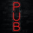 thumbnail image 1 of Pub Neon LED Sign 7"L x 24"H #32655, 1 of 3