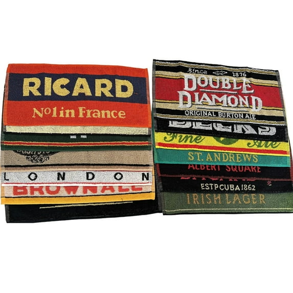 Pub Paraphernalia Set of 24 Assorted Bar Towels