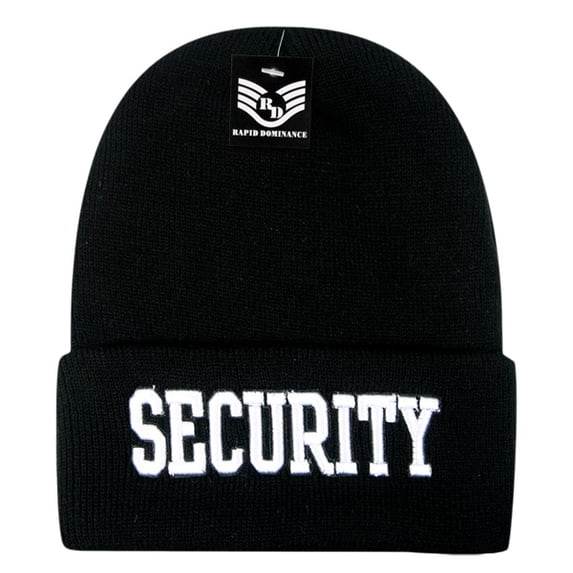 Rapid Dominance R81 - Embroidered Military, Law Beanies-Security 2Black