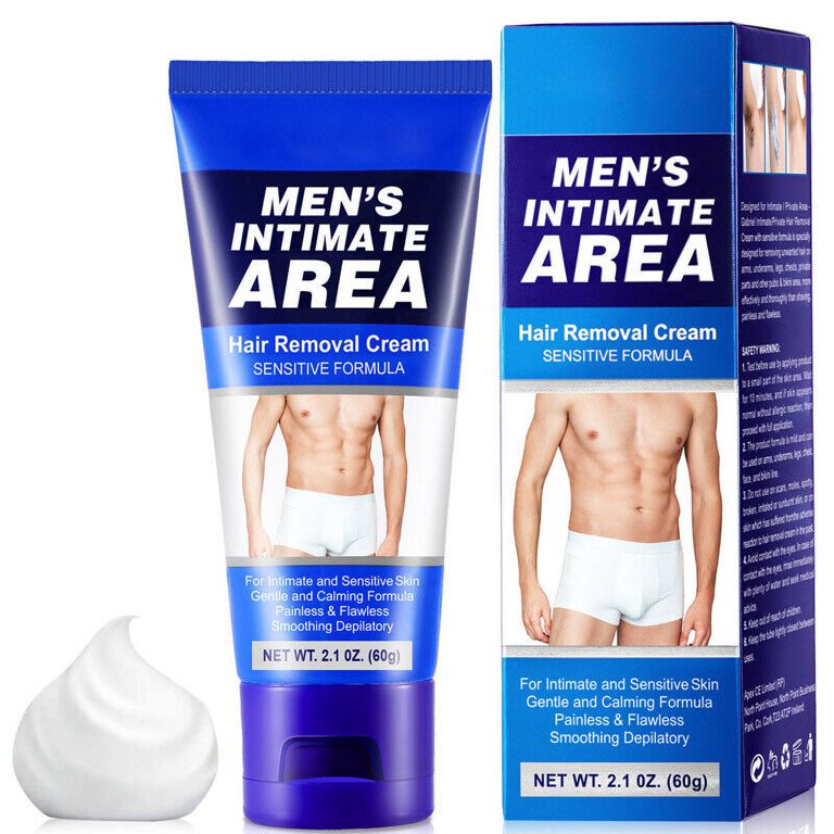 Pubic Hair Removal Cream for Men Intimate Private Part 60g