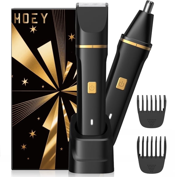 Obacre  Electric Razor for Men, IPX7 Waterproof Versatile Shaver for Temple, Groin, Nose, Ear Hairs, Beard, Body Hair Trimmer for Men, Painless Grooming Kit with 2 Replaceable Ceramic Blade Heads