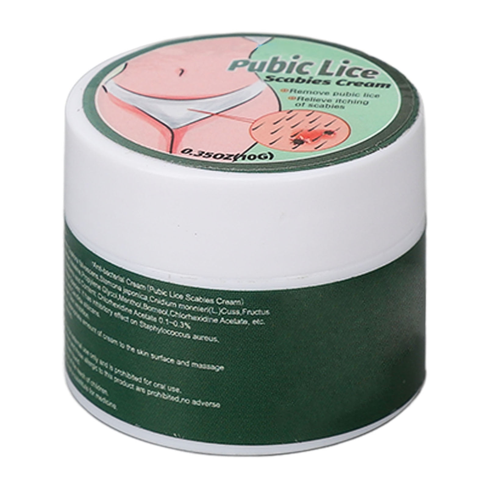 Pubic Lice Removal Cream, Fast Acting Reduce Itching Hygienic Pubic