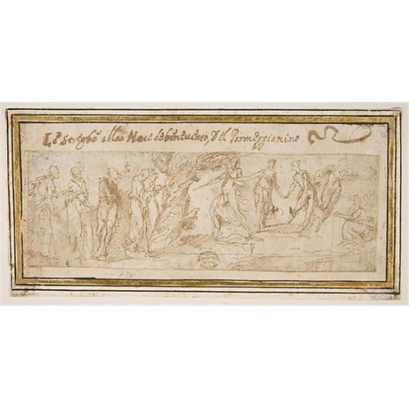 Public Domain Images MET340539 The Witches At The Walnut Tree of Benevento Poster Print by Guglielmo Della Porta, Italian Porlezza Near Lake Lugano Ca. 1500 1577 Rome, 18 x 24