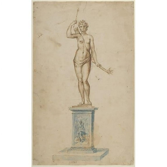 Public Domain Images MET668007 The Goddess Diana Poster Print by Jacques Jonghelinck, Netherlandish Antwerp 1530 1606 Antwerp, 18 x 24