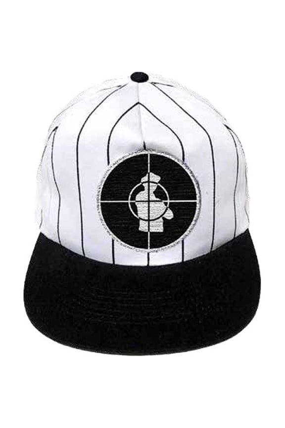 Hat Solid Target Logo Adjustable Official Black & White