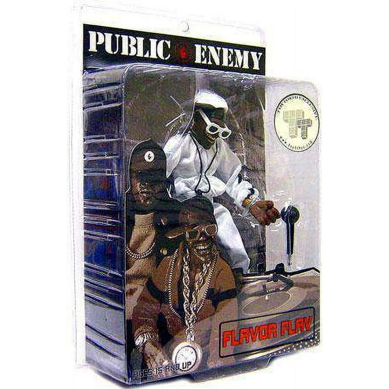 PUBLIC ENEMY FLAVOR FLAV フィギュア Public Enemy Rap Stars Flava Flav Action Figure (Black