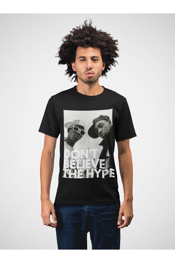 Public Enemy Tee, Old School Hip-Hop Rap Music Graphic T-Shirt Streetwear Style