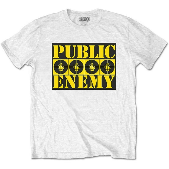 Public Enemy Unisex T-Shirt Four Logos (Small)