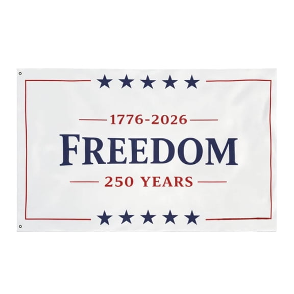 Public Event Display American Flag 3x5 Ft 250 Years Freedom 1776 2026 Patriotic USA Flag